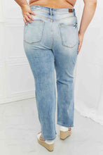 Load image into Gallery viewer, Judy Blue Natalie Full Size Distressed Straight Leg Jeans
