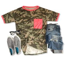 Load image into Gallery viewer, Neon Camo Tee
