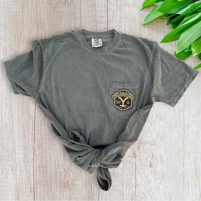 Yellowstone PATCHED Pocket Tee