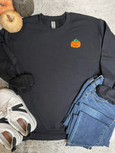 Load image into Gallery viewer, PATCHED Silly Jack-O-lantern Crew Neck Mom and Me
