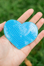 Load image into Gallery viewer, Sequin Heart Iron on Patch | Multiple Colors
