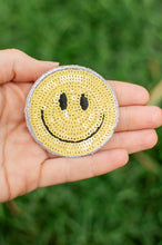 Load image into Gallery viewer, Sequin Smile Iron on Patch | Multiple Colors
