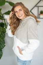 Load image into Gallery viewer, Sherpa Hoodie | Light Grey
