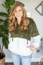 Load image into Gallery viewer, Sherpa Hoodie | Olive
