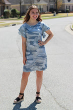 Load image into Gallery viewer, Flutter Sleeve Dress | Camo
