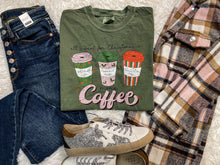 Load image into Gallery viewer, Christmas Coffee | Women&#39;s Graphic Tee
