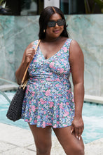 Load image into Gallery viewer, Marina West Swim Full Size Clear Waters Swim Dress in Rose Sky
