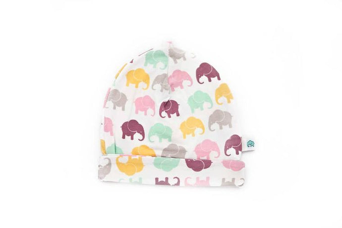 Grow With Me Hat - Lavender Elephant
