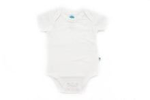 Load image into Gallery viewer, Grow With Me&#39; Short Sleeved Onesie - Cloud White
