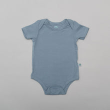Load image into Gallery viewer, Grow With Me Short Sleeved Onesie - Misty Blue

