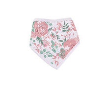 Load image into Gallery viewer, Horses and Roses Bandana Bibs
