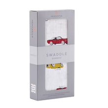 Load image into Gallery viewer, Vintage Muscle Cars Swaddle
